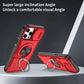 Red Warrior 2-in-1 Magnetic Sliding Lens Case Red for iPhone 13