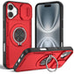 Red Warrior 2-in-1 Magnetic Sliding Lens Case Red for iPhone 16