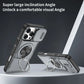 2-in-1 Magnetic Sliding Lens Case, Grey for iPhone 16 Pro Max