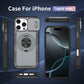 2-in-1 Magnetic Sliding Lens Case, Grey for iPhone 16 Pro Max