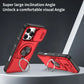 2-in-1 Magnetic Sliding Lens Case, Red for iPhone 16 Pro Max