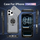 2-in-1 Magnetic Sliding Lens Case, Grey for iPhone 17 Pro Max