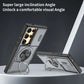 2-in-1 Magnetic Sliding Lens Case, Grey for Samsung S24Ultra