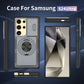 2-in-1 Magnetic Sliding Lens Case, Grey for Samsung S24Ultra