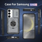 2-in-1 Magnetic Sliding Lens Case, Grey for Samsung S25