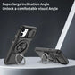 Red Warrior 2-in-1 Magnetic Sliding Lens Case black for iPhone 12