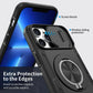 Red Warrior 2-in-1 Magnetic Sliding Lens Case black for iPhone 13