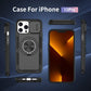 Red Warrior 2-in-1 Magnetic Sliding Lens Case black for iPhone 13 Pro