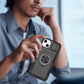 Red Warrior 2-in-1 Magnetic Sliding Lens Case black for iPhone 14