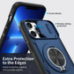 Red Warrior 2-in-1 Magnetic Sliding Lens Case blue for iPhone 13 Pro Max