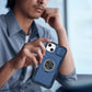 Red Warrior 2-in-1 Magnetic Sliding Lens Case blue for iPhone 14