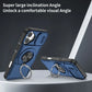 Red Warrior 2-in-1 Magnetic Sliding Lens Case blue for iPhone 16