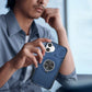 Red Warrior 2-in-1 Magnetic Sliding Lens Case blue for iPhone 17