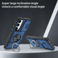 2-in-1 Magnetic Sliding Lens Case, Blue for  Samsung S24