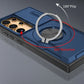 2-in-1 Magnetic Sliding Lens Case, Blue for  Samsung S24Ultra