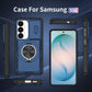 2-in-1 Magnetic Sliding Lens Case, Blue for  Samsung S26