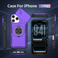 2-in-1 Magnetic Sliding Lens Case, Purple for iPhone 17 Pro