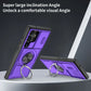 2-in-1 Magnetic Sliding Lens Case, Purple for Samsung S23Ultra