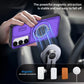 2-in-1 Magnetic Sliding Lens Case, Purple for Samsung S24