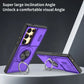 2-in-1 Magnetic Sliding Lens Case, Purple for Samsung S25Ultra