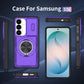 2-in-1 Magnetic Sliding Lens Case, Purple for Samsung S26