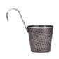 Metal Wall Planter Vertical Ribbed Design Wall Mount Flower Pot