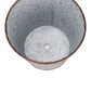 Metal Wall Planter Vertical Ribbed Design Wall Mount Flower Pot