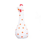Chicken Statue Long Neck Microlandschaft Hand Crafted Resin Animal Garden Statues for Garden Yard Art DecorationWhite
