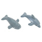 2PCS Whale Ornament Cute Whale Look Modern Style Whale Figurine Resin Ornament for Home Decoration Mini Garden Cake