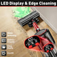 Cordless Vacuum Cleaner 8 in 1 55Kpa Powerful Suction Lightweight,LED Display,45Mins Detachable Battery Vacuum for Floor/Carpet