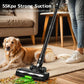 Cordless Vacuum Cleaner, 55Kpa/55Mins Vacuum Cleaners for Home. Self-Standing Stick Vacuum with Rechargeable Dock，LED Display & Anti-Tangle，Lightweight Rechargeable Vacuum for Carpet，Floor