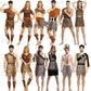 Adult Savage Halloween Leopard Print Polyester As Yi Adult Crescent Hairy Savage All yards