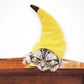 Halloween Dog Cat Hat Scarf Set Beautiful Pet Wool Felt Banana hat All yards