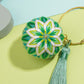 Fun Resin Keychain Blue and White Modern Style W273 [Blue and White] key chain