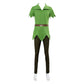 Peter Pan Cosplay Costume Boys Girls Halloween Party S Size: S; Height (cm): 155-160; Weight (kg): 45-50; Bust (cm): 82-86; Waist (cm): 66-70; Shoulder width (cm): 37; Length (cm): 58