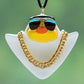 Car Hanging Decoration Xiangche Line Resin Cartoon Akita The richest man Duck yellow face local tyrants