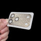 Yixi Camera Lens Protector iPhone 17Pro Frosted HD Full diamond armor lens film [gold] iphone 12