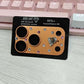 Yixi Camera Lens Protector iPhone 18 Pro Max Rhinestone crooked heart [orange] iPhone 18PROMAX