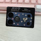 Yixi Camera Lens Protector iPhone 18 Pro Max Rhinestone crooked heart [blue] iPhone 18PROMAX