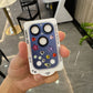 Yixi Camera Lens Protector iPhone 18 Pro Max Frosted Al Diamond blue iPhone 18PROMAX
