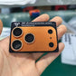 Yixi Camera Lens Protector iPhone 18Pro Max Diamond series integrated lens protector - all-in-one lens protection [orange] iPhone 17Pro