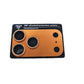 Yixi Camera Lens Protector iPhone 18Pro Max Diamond series integrated lens protector - all-in-one lens protection [orange] iPhone 17Pro