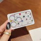 Yixi Camera Lens Protector for iPhone 18 Pro Max [transparent integrated color flash lens film] round diamond iPhone 18PROMAX