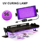 High-Efficiency 96 LED UV Curing Light for Resin and Epoxy Crafting – USB-Powered Desktop Lamp for DIY Jewelry, Halloween Ornaments, and Quick-Dry UV Glue Projects with Adjustable Stand (50LEDS)
