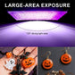 High-Efficiency 96 LED UV Curing Light for Resin and Epoxy Crafting – USB-Powered Desktop Lamp for DIY Jewelry, Halloween Ornaments, and Quick-Dry UV Glue Projects with Adjustable Stand (96LEDS)