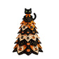 Spooky DIY Felt Halloween Tree Kit – Create a Whimsical Holiday Centerpiece with Pre-Cut Fabric, Plush Fill, and Adorable Ghostly Charms for Mantel, Desk, or Shelf Décor. (Red Rose)