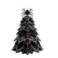 Spooky DIY Felt Halloween Tree Kit – Create a Whimsical Holiday Centerpiece with Pre-Cut Fabric, Plush Fill, and Adorable Ghostly Charms for Mantel, Desk, or Shelf Décor. (Ghost & Moon)