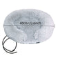 USB-Powered Heated Round Pet Bed with Removable Washable Cover, 5-Level Temperature and Timer Control, Cozy Plush Warming Nest for Small Dogs and Cats Indoor Winter Use (Grey, 60cm)