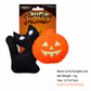Delight your feline friend this spooky season with our Halloween-themed catnip toys, featuring plush skeletons, mummies, and pumpkins that awaken your cat’s playful instincts for hours of self-amusing fun. (Lace Ghost)