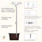 Angel Halo Ring LED Plant Grow Light, Full Spectrum Warm White & Red Blue for Succulents, Flowers, Adjustable Height and Angle, USB Powered Stake Lamp for Indoor Potted Plants (3PCS, Red Blue Warm Light  (White))